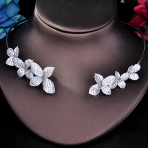 Flower leaf Design Jewelry Set