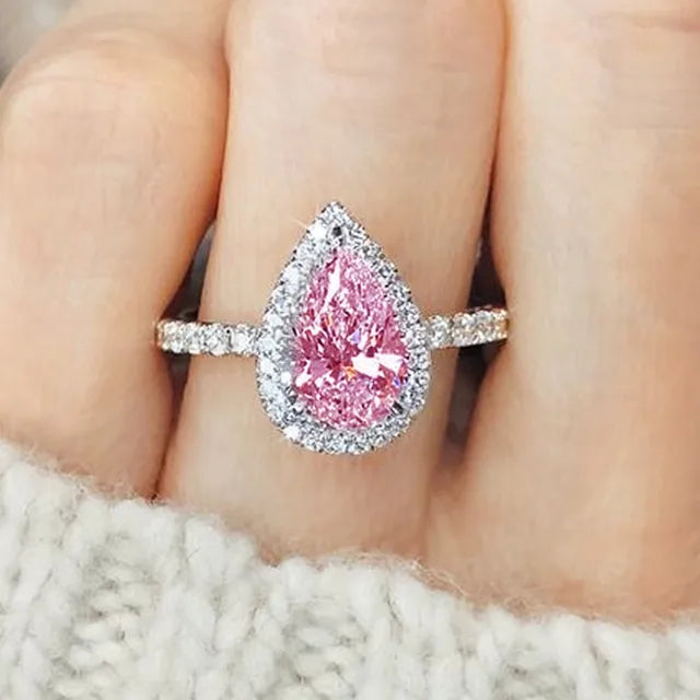 Luxury Pear Engagement Ring