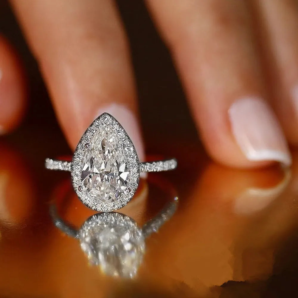 Luxury Pear Engagement Ring