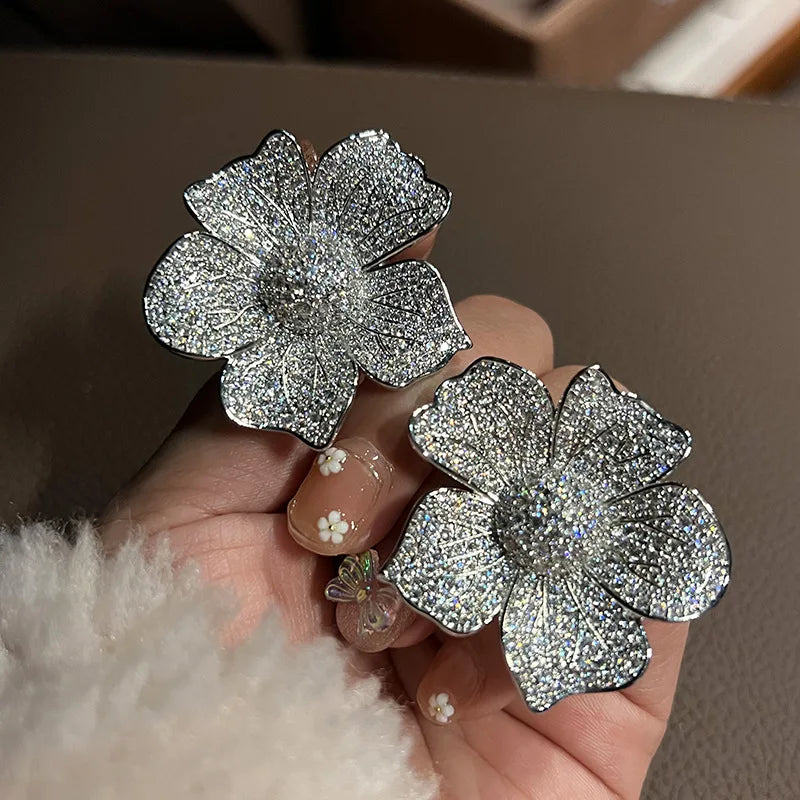 Big Flower  Earrings