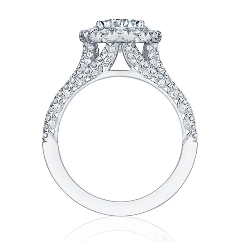 Trendy Women Rings with Brilliant Cubic Zirconia - Luxury Engagement, Wedding, and Party Jewelry