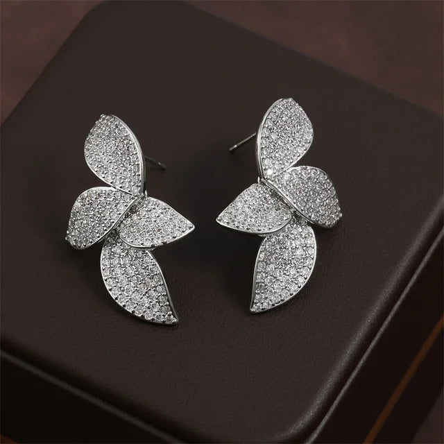 Shiny Leaf Earrings